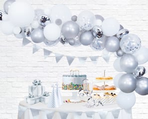 Ballonbue DIY Sølv