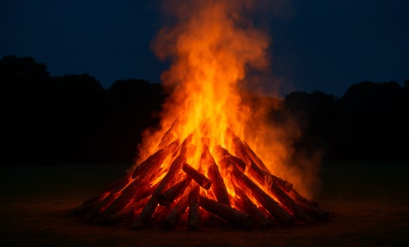 Sankt Hans Bål ved Afbrændingsforbud