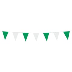Vimpelguirlande Grøn/Hvid