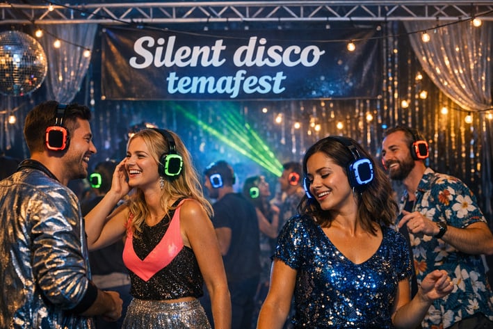 Silent disco temafest
