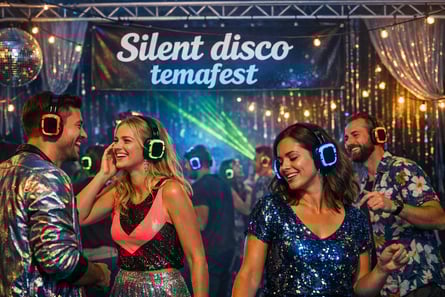 Silent disco temafest