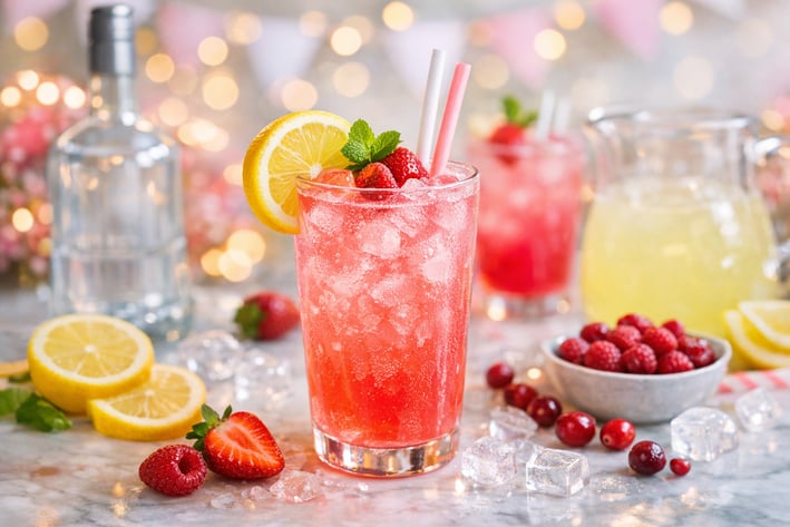 Pink Vodka Lemonade