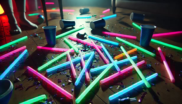 Må knæklys smides i skraldespanden ?