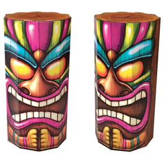 Luau Tiki Totem Dekorationer