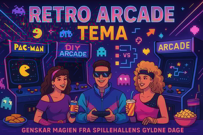 Retro arcade tema