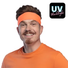 Retro Svedbånd UV Neon - Orange