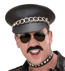 Bikerhat m. kæde