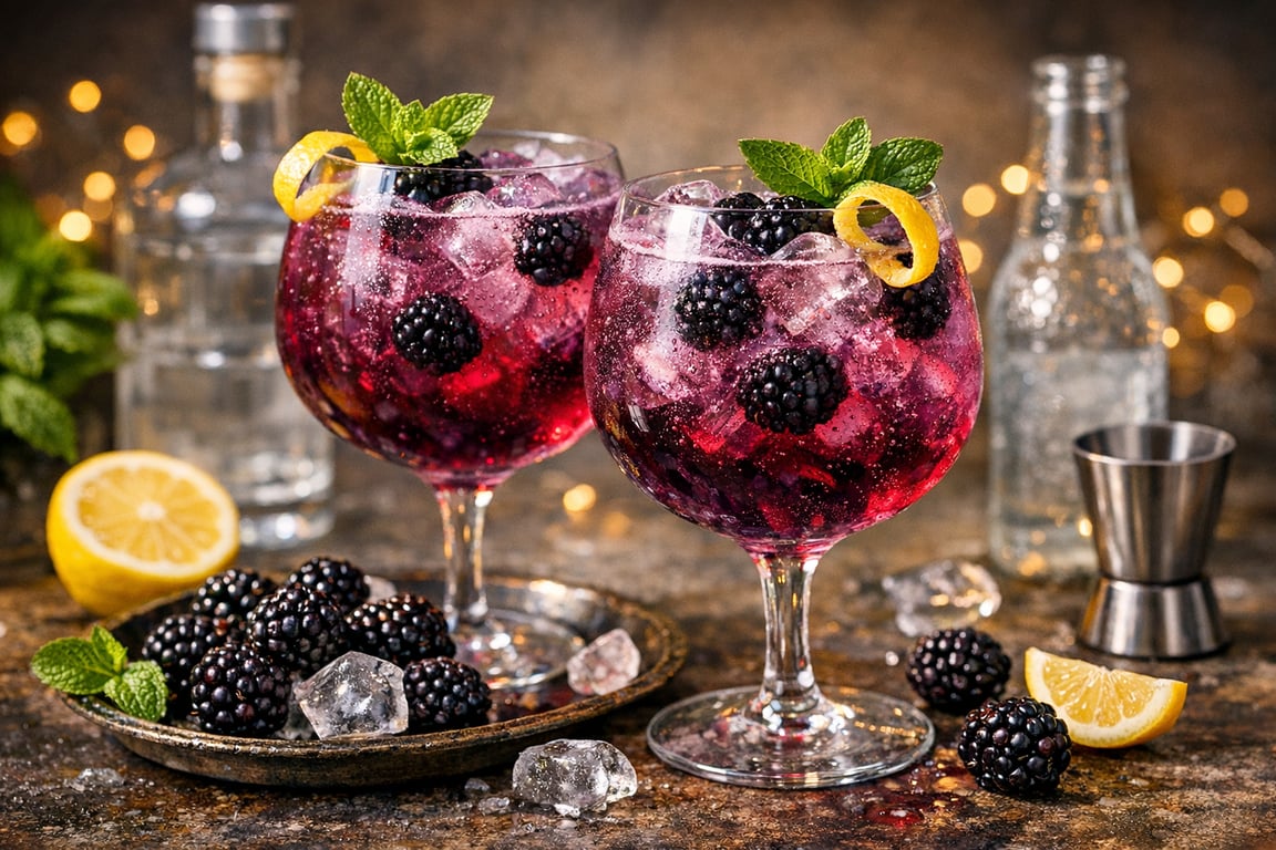 Blackberry Gin Tonic