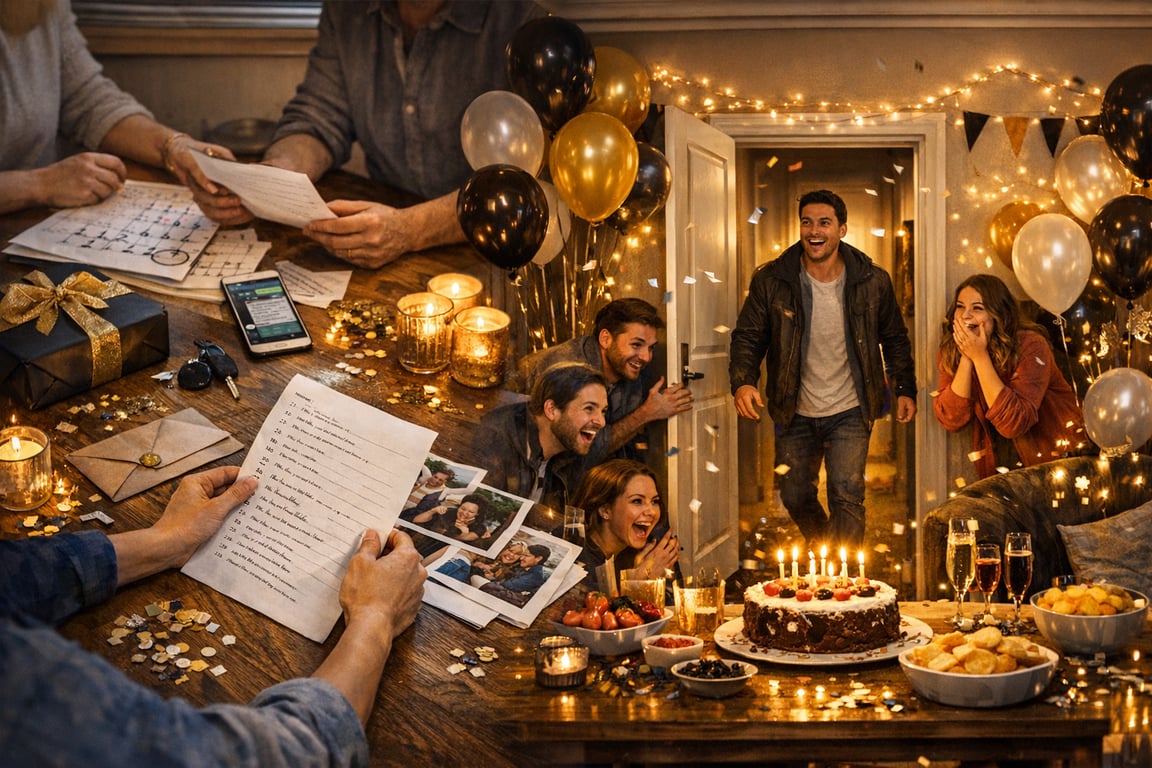 Planlæg den perfekte surprise fest