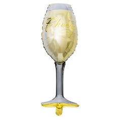 Champagneglas Folieballon
