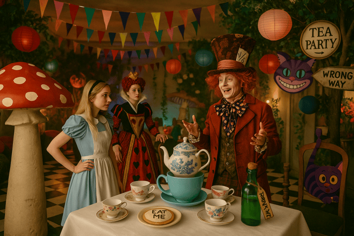 Alice i Eventyrland tema