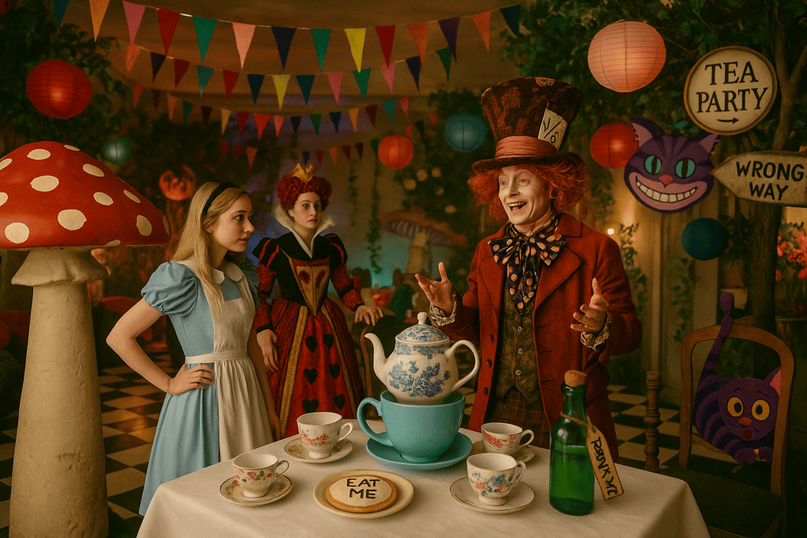 Alice i Eventyrland tema