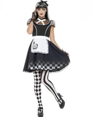 Gotisk Eventyrlig Alice Kostume