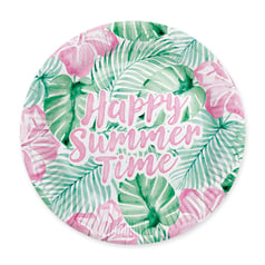 Happy Summer Time Paptallerkener