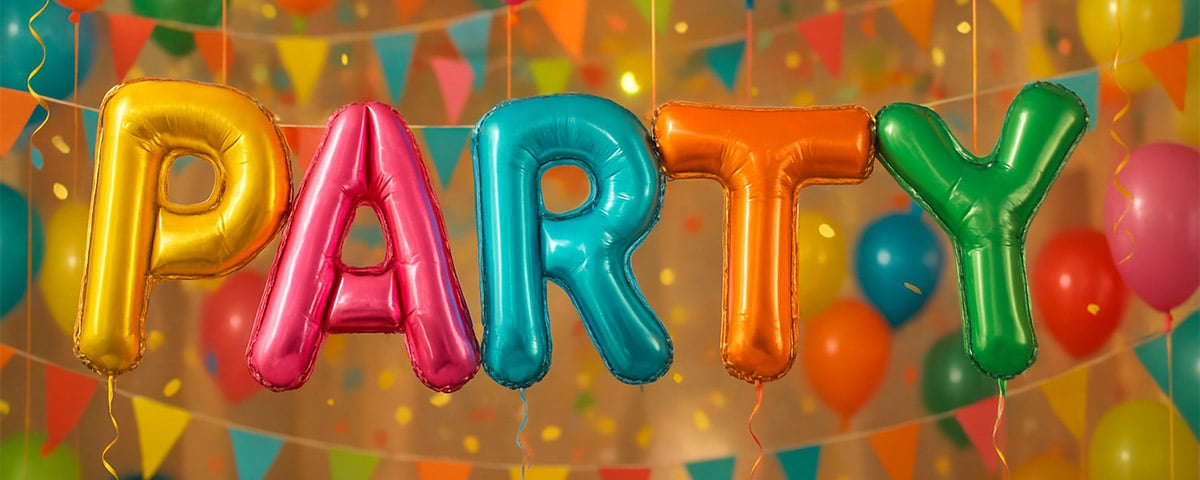 Gør festen personlig med ballon bogstaver