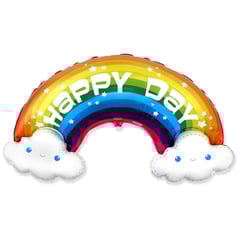 Happy Day Regnbue Folieballon