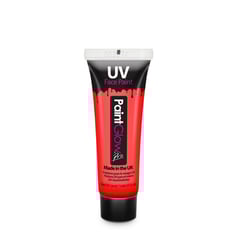 UV Face &amp; Body Paint 12ml, Rød