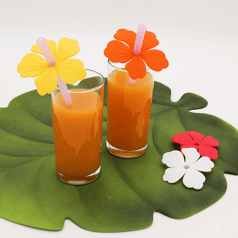 Hawaiiblomst Silikonesugerør
