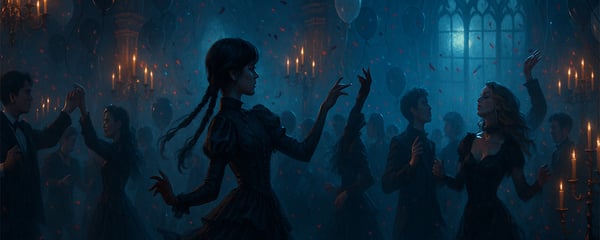 Wednesday Addams Gotisk Prom