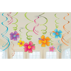 Hawaiiblomst Swirls