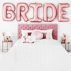 Bride Folieballoner Rosaguld