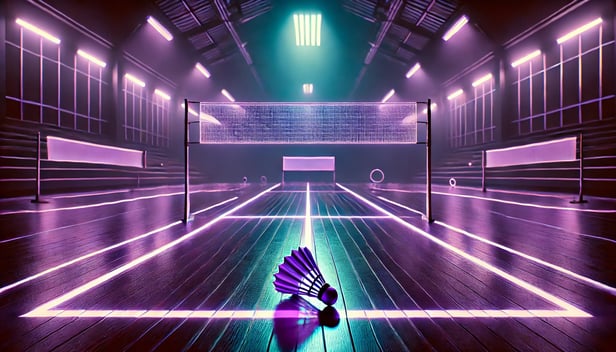 Natminton - Spil badminton om natten med UV Lys
