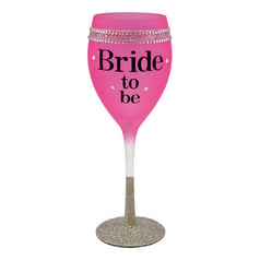 Bride To Be Vinglas Lyserød