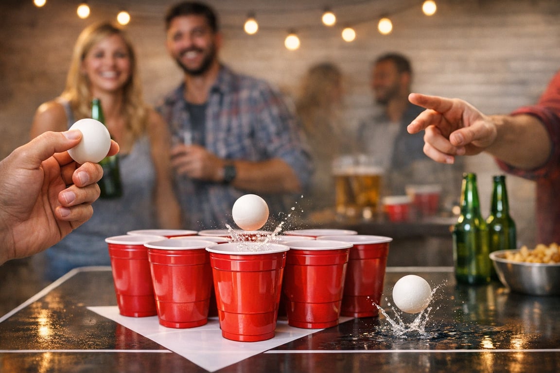Beer pong tips