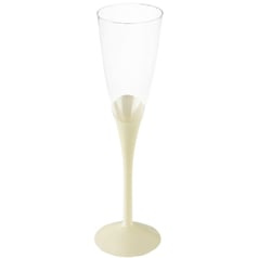 Flute Plast Champagneglas Elfenben