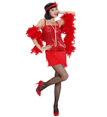 Charleston Darling Rød Kostume