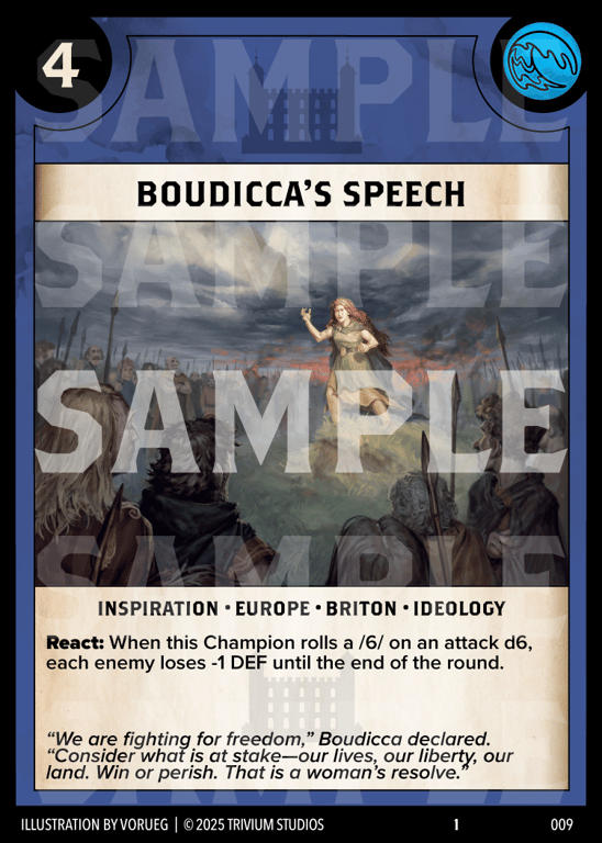 Boudicca's Speech