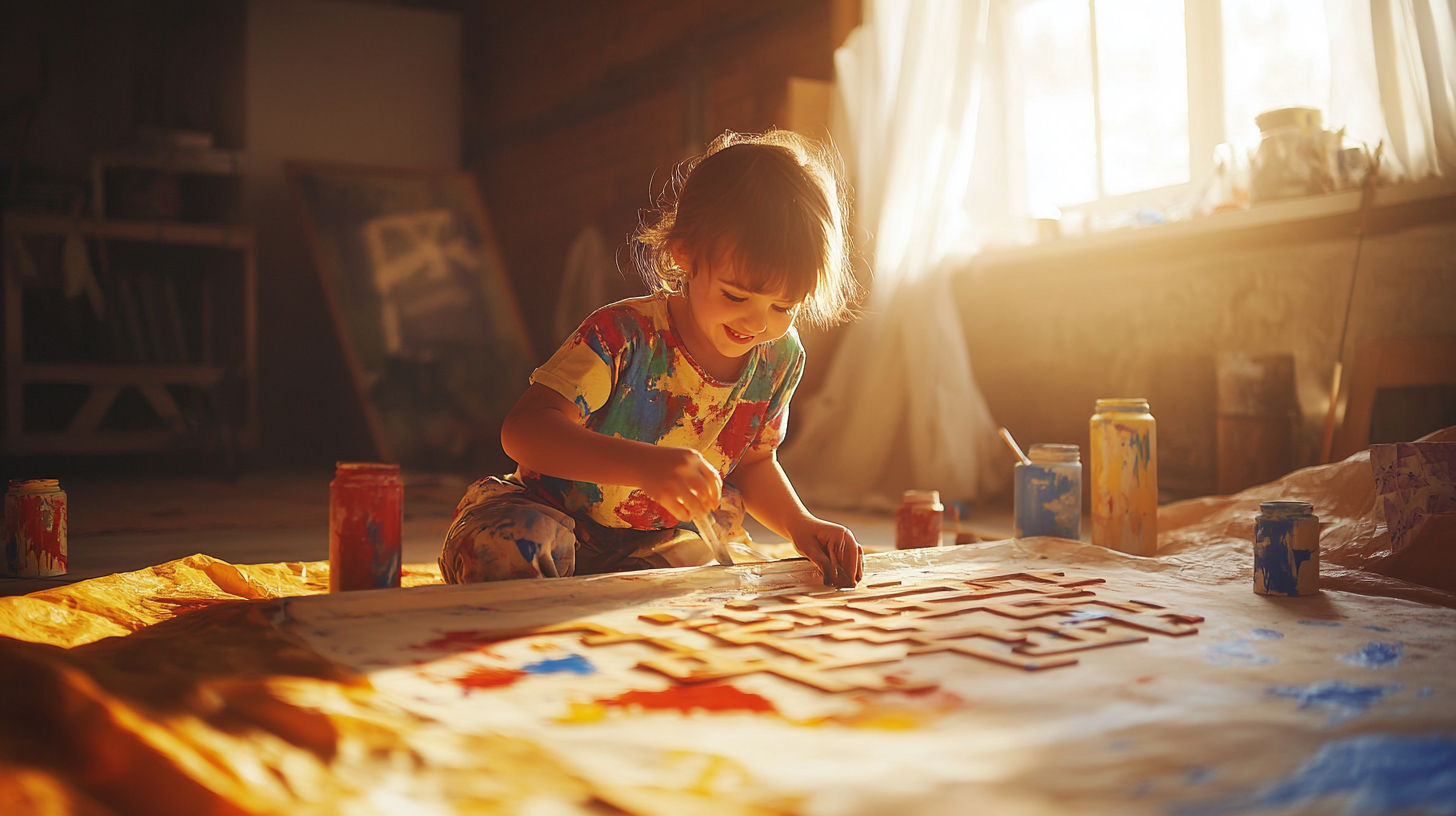 Construct a Wooden Maze for Spatial Skills