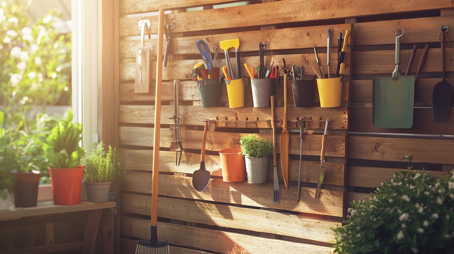 DIY Garden Tool Storage