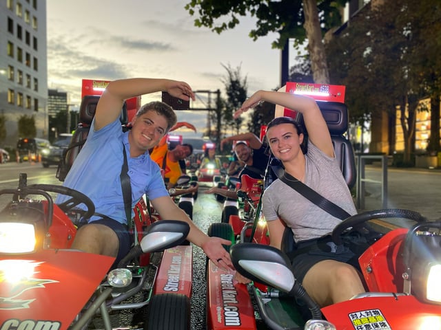 Gokart um götur Tókýó — valfrjáls viðbót á frjálsa deginum.