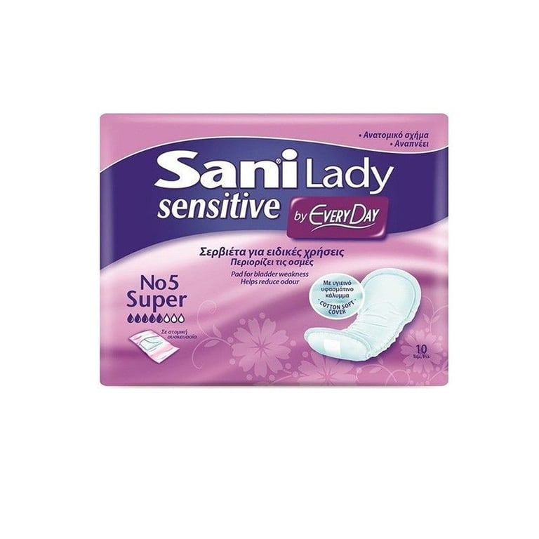 Sani Lady Special Use Pads Super no5 10 Pieces