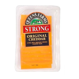 QUEEN'S Farm Strong Cheddar 7 Slices 175g
