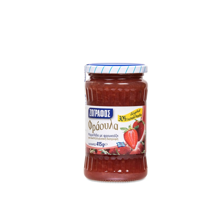Ζωγράφος Strawberry Jam with Fructose 415g