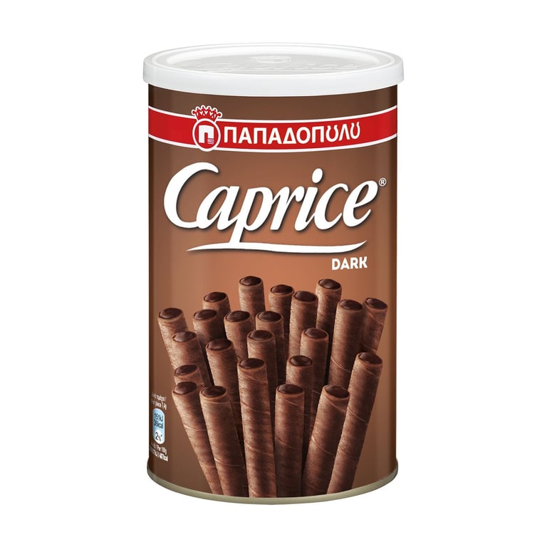 Παπαδοπούλου Caprice Dark Chocolate Wafers 250g