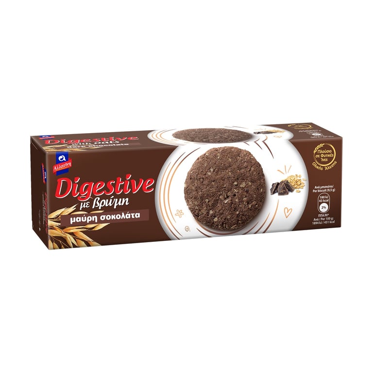 Oat and Dark Chocolate Digestive Biscuits
