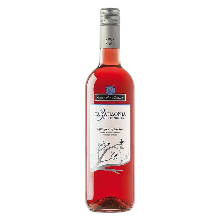 ΤΑ 3 Αηδονια Rosé Wine 750ml