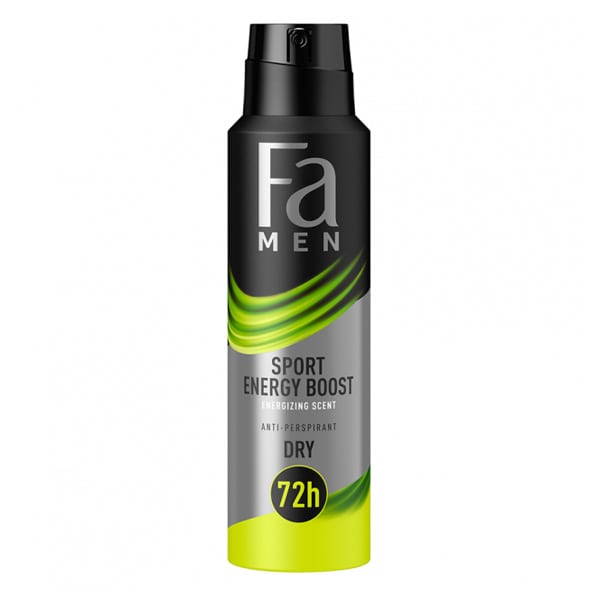 FA Sport Energy Boost Deodorant Spray 150ml