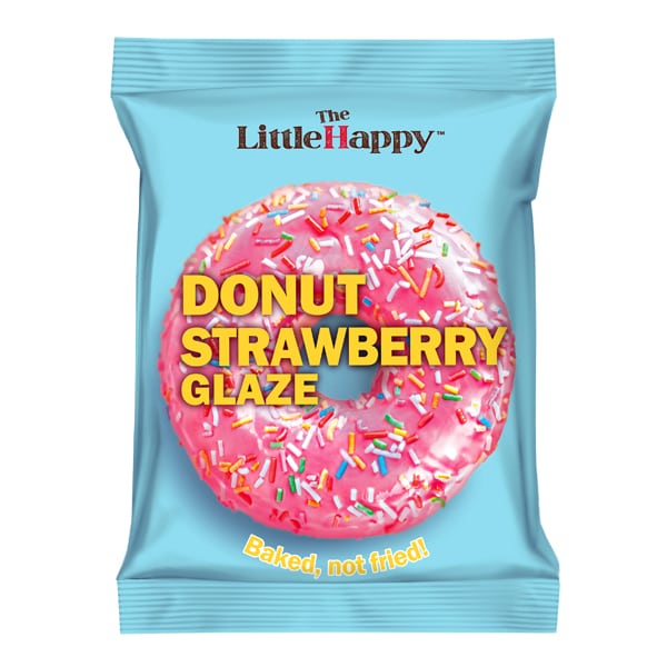Little Happy Strawberry Glazed Donut 50g