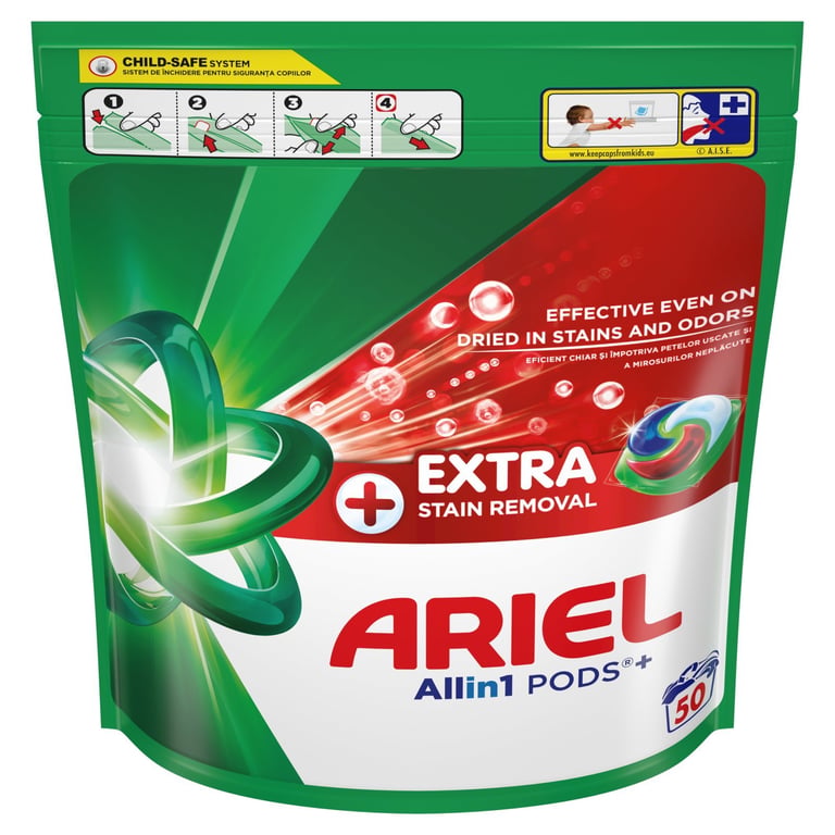 Ariel All in1 Extra Clean Laundry Pods 50pcs