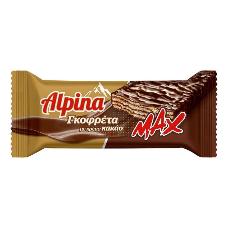 Alpina Wafer with Cocoa Cream Coating 56g