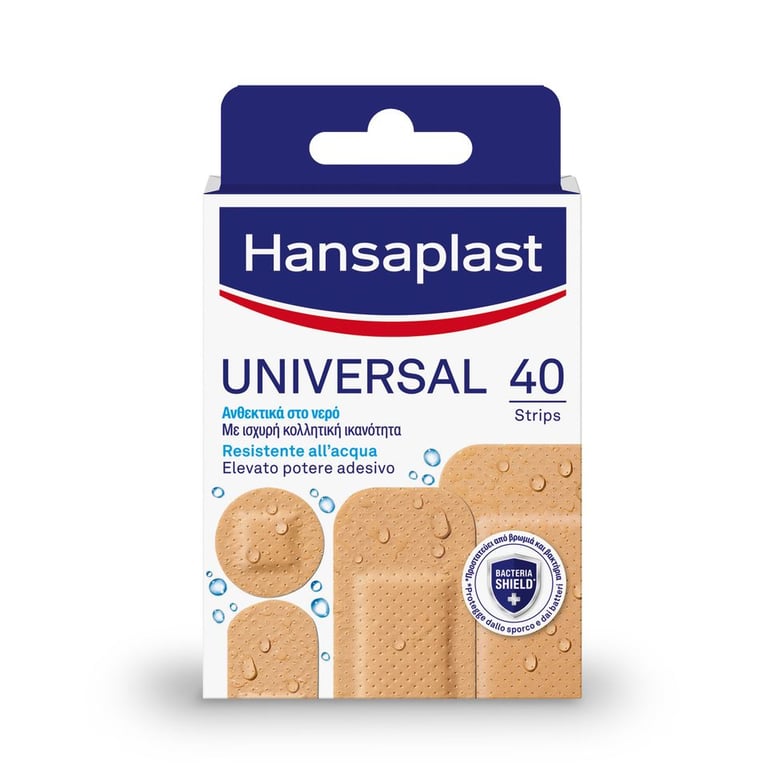 Hansaplast Water Resistant Bandages 40 Pieces