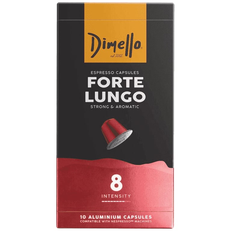 Dimello Forte Lungo Coffee Capsules 10pcs