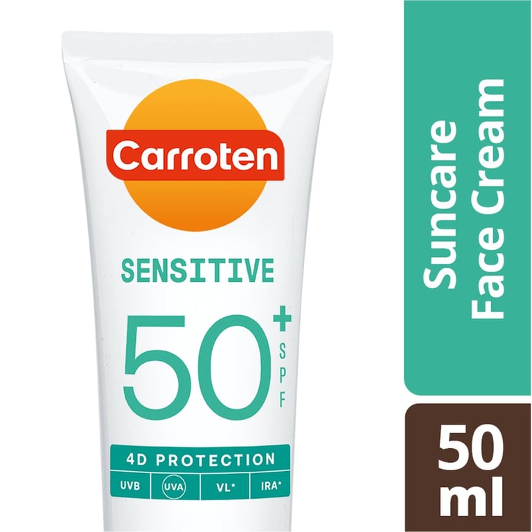 Carroten Face Cream Sensitive SPF50+ 50ml