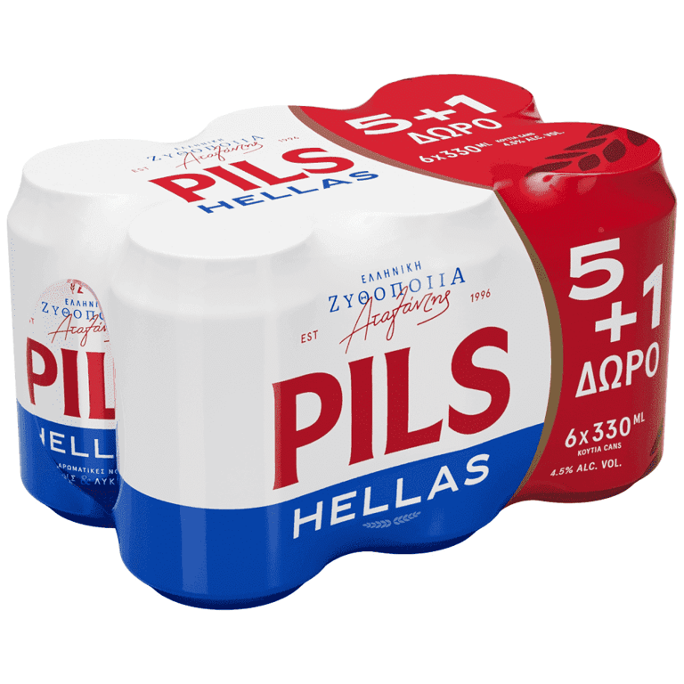 Pils Hellas Beer 330ml x6