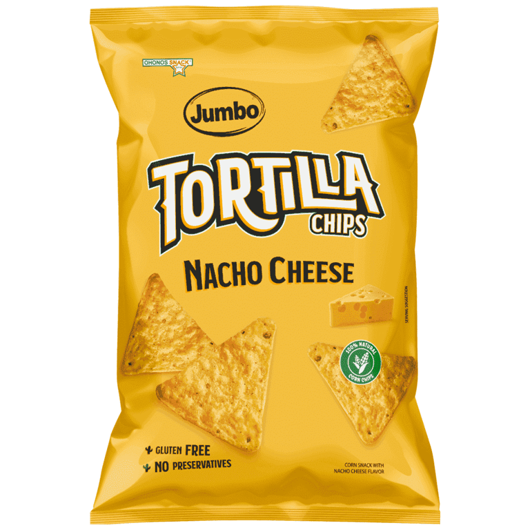 Jumbo Tortilla Chips Nacho Cheese 100g
