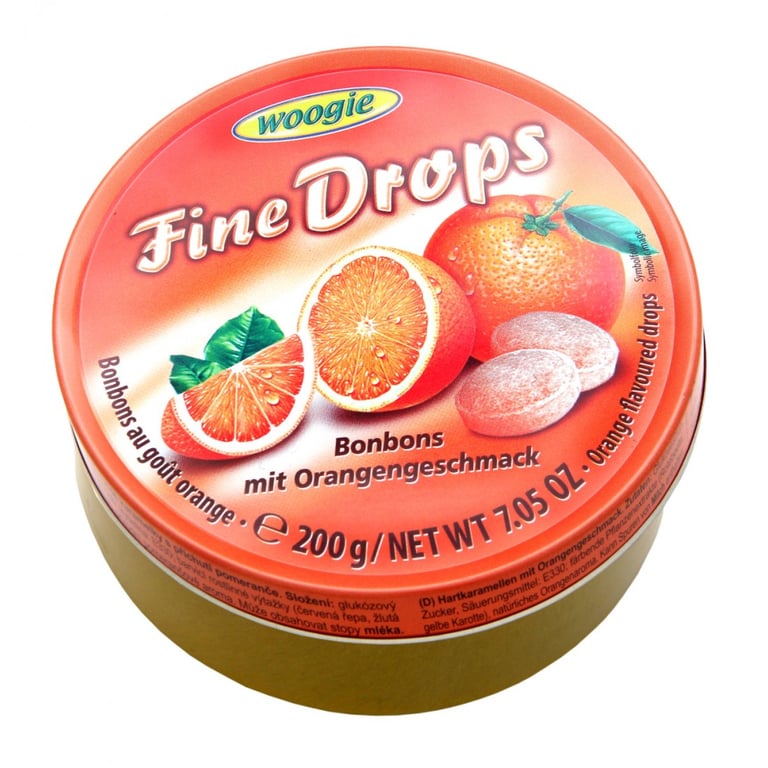 Woogie Fine Drops Orange Caramel 200g
